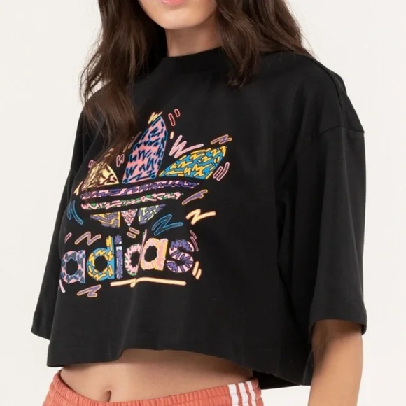 Adidas Love Unites Crop Top - Picture 1 of 2